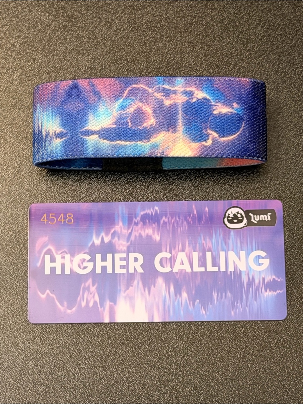 OOS RARE LUMI ZOX “Higher Calling” (CUSTOM XS) Multicolor Fabric Bracelet #4548